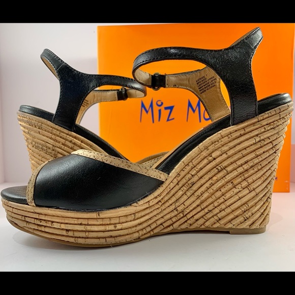 MIZ MOOZ women’s wedge platform sandal SZ 7 - Picture 4 of 9